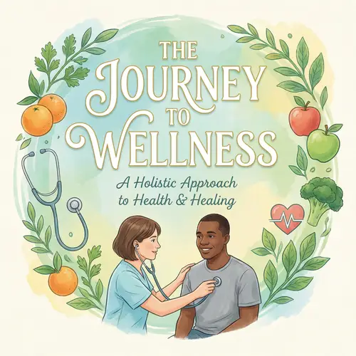 The Journey to Wellness - Health-Themed Book Cover