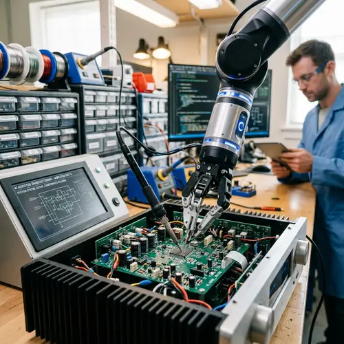 AI Image of Electronics Amplifier Creation