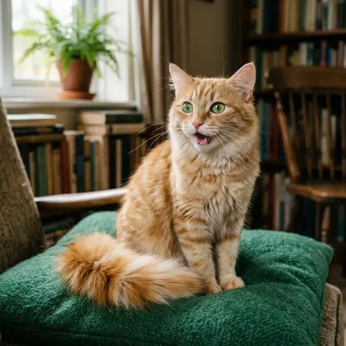 Talking Ginger Tailed Cat | Unique Conversation Scene