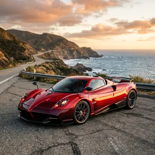 Exquisite Scarlet Supercar | Bold And Powerful Design