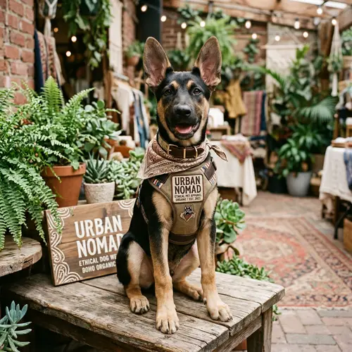 Trendy Boho Organic Pitbull Clothing for Dogs