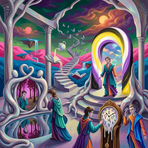 Gender-Neutral Surrealism Art