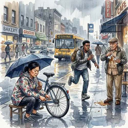 Resilience and Determination: People Dealing with Hardships