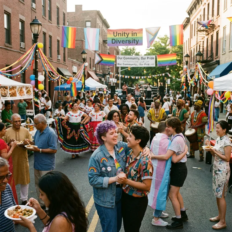 Vibrant LGBTQ+ Community: Colorful Culture and Pure Bliss Moments Vibrant LGBTQ+ Community: Colorful Culture and Pure Bliss Moments