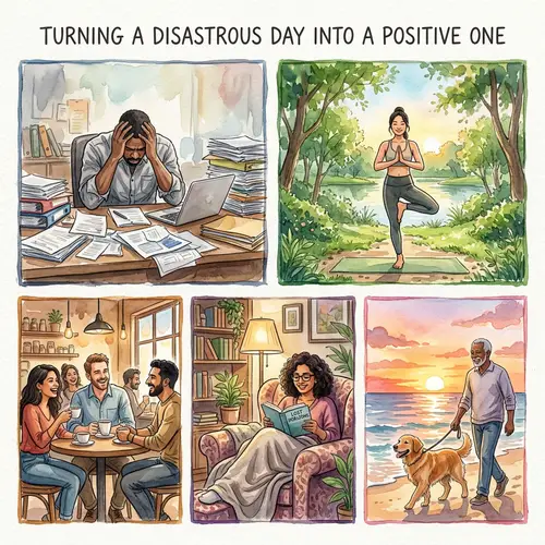 Progression of Scenes: Turning a Disastrous Day into Positivity