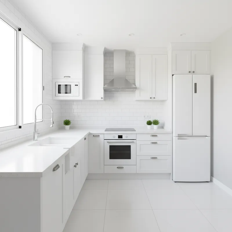 Beautiful White Kitchen Transformations