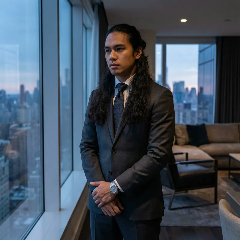 Stylish Filipino Man in Sophisticated Suit