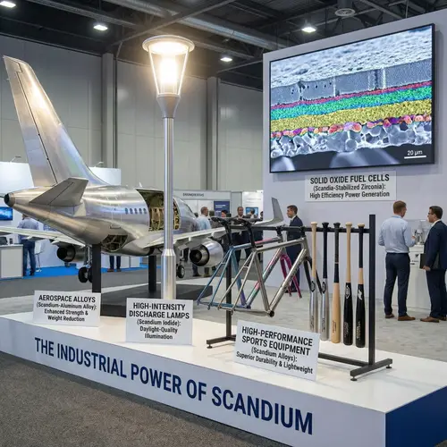 Scandium Uses in Industries: Aerospace, Lighting, Sports & More