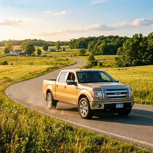 Golden 2013 Ford F150 in Countryside Adventure