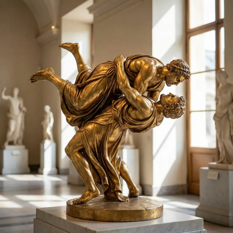 Transform Wrestling Moves into Gold Statues