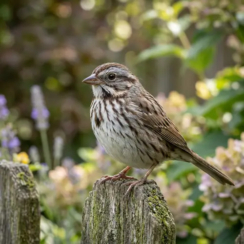 Stunning Sparrow Close-Up: Nature's Songbird