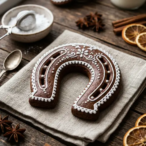 Horseshoe Gingerbread Cookie - Delicious and Crafted with Care