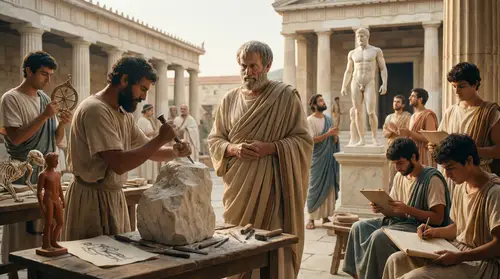 Aristotle's Concept of Matter and Form Illustrated