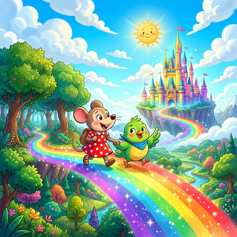 Minnie Mouse Magical Rainbow Bridge Adventure