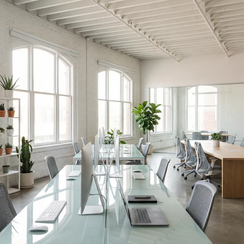 Serene Startup Office Design | Innovative Workspace