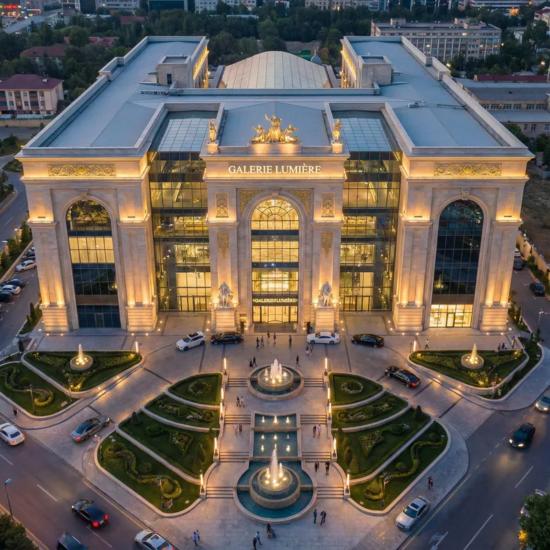 Opulent Shopping Mall Design: Modern & Classical Fusion Opulent Shopping Mall Design: Modern & Classical Fusion