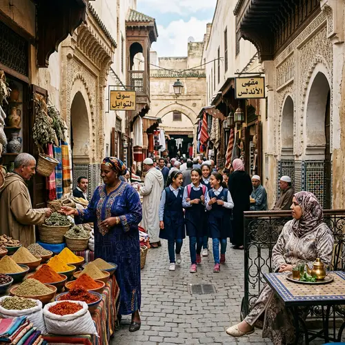 Moroccan Women in Fes - Diversity and Culture on Display