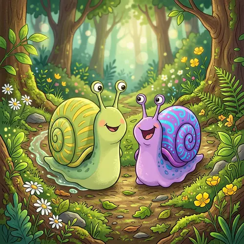 Animated Snails for Children's Stories