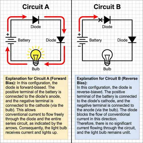 Understanding Series Circuits: Forward & Reverse Bias