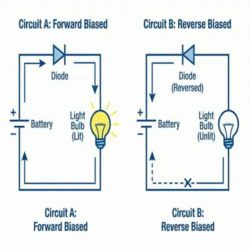Simple Series Circuits: Forward and Reverse Biased