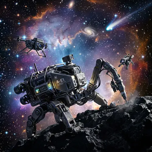 AI Robots Exploring Outer Space: Technological Marvels
