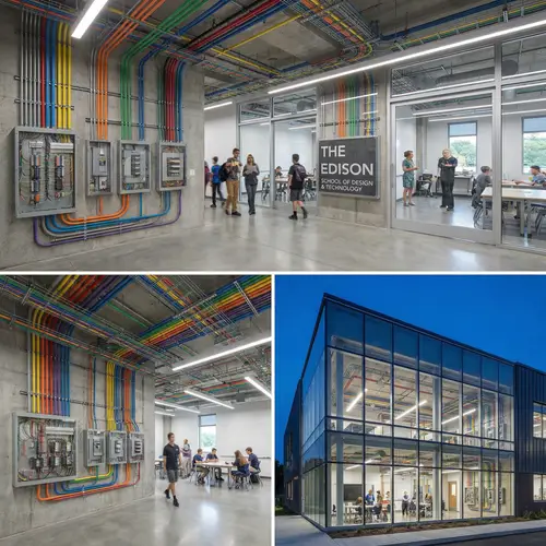 School Building Design and Wiring System