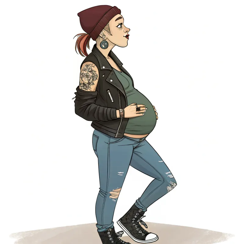 Punk Teen Rebel Jenny: Style & Attitude