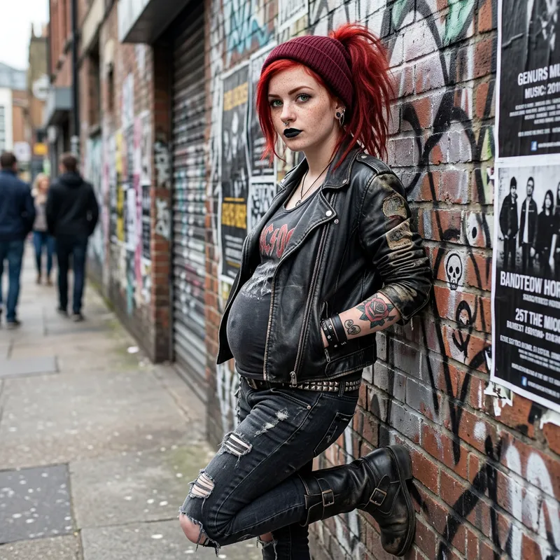 Punk Teen Rebel Jenny: Style & Attitude