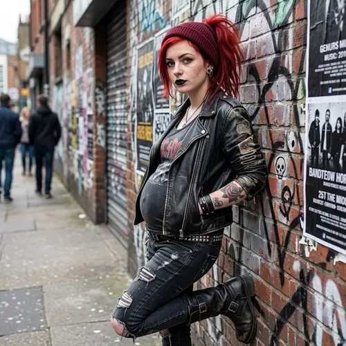 Punk Teen Rebel Jenny: Style & Attitude