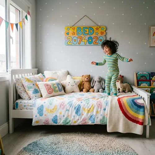 Cute and Lively Bed Decor Ideas