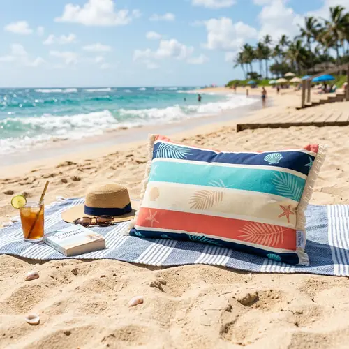 Beach Pillow Creation: Perfect for Relaxing