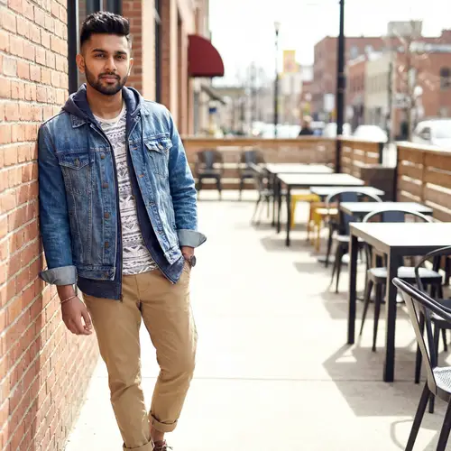 Stylish South Asian Man | Fashionable Casual Outfit