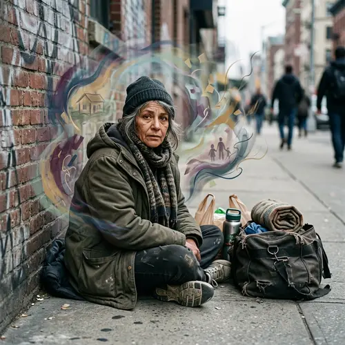 Empathy and Resilience: Portraying the Multifaceted Story of a Homeless Woman