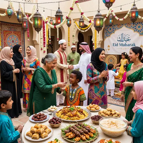 Celebrate Eid Mubarak with Traditional Festivities