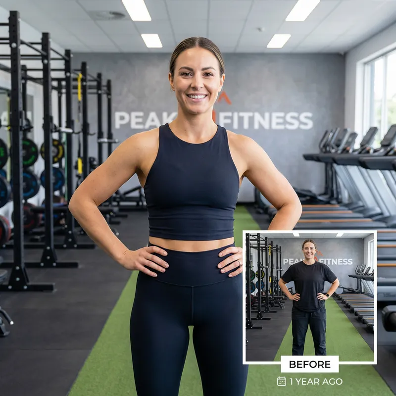 Stunning Fitness Transformation Photography