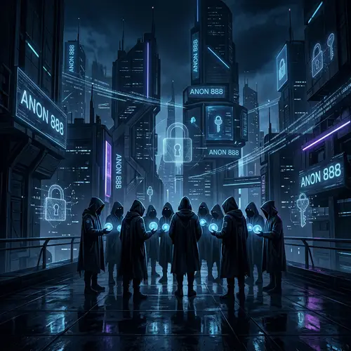 Exclusive ANON 888 NFT Artwork for Privacy Enthusiasts