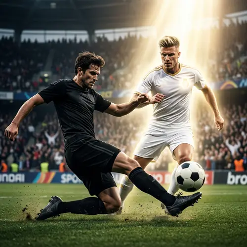 Epic Good vs Evil Battle on the Football Field