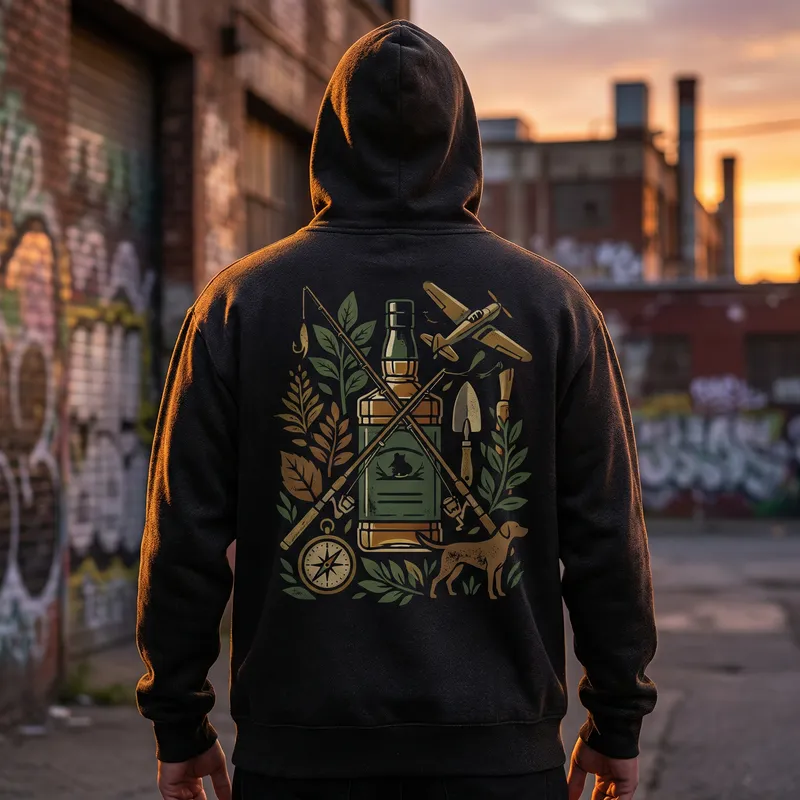 Trendy Streetwear Hoodie Design with Urban Aesthetics