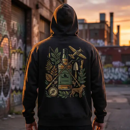 Trendy Streetwear Hoodie Design with Urban Aesthetics