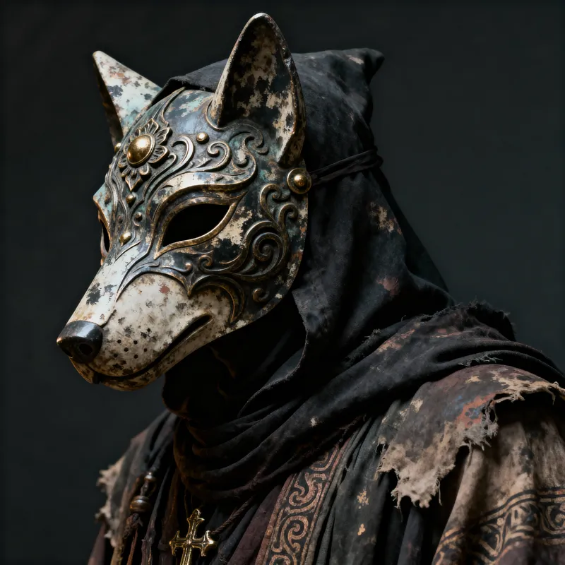 Mysterious Magician Assassin in Dark Fantasy Art