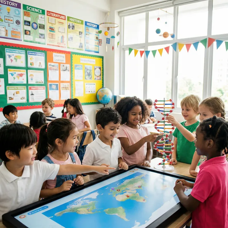 Vibrant Learning Environment with Impactful Visual Representations