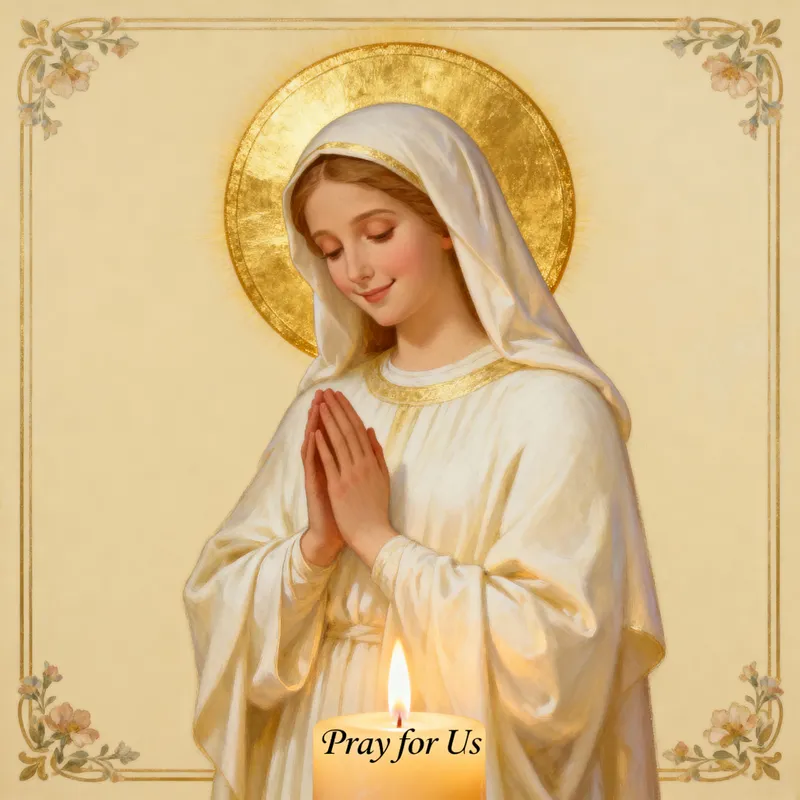 Holy Saint Image for Prayer Candle