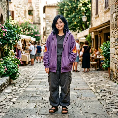 Charming Hinata: Gentle Character with Blueish-Black Hair