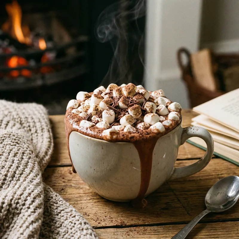 Delicious Hot Chocolate with Marshmallows