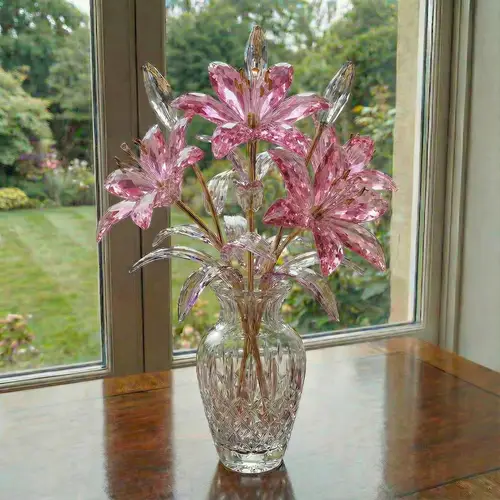 Light Pink Crystal Lily Color Change