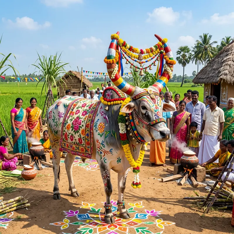 Pongal Cow Decoration
