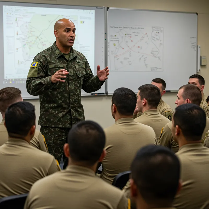 Brazilian Soldier Speaks to U.S. Military - Inspiring Insights