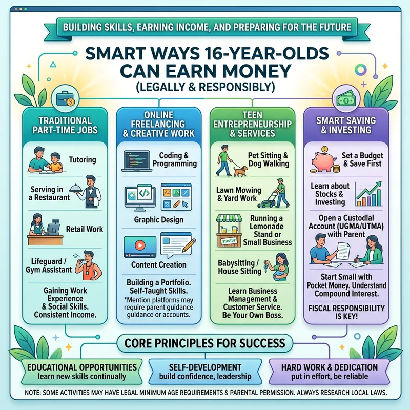 How to Earn Money at 16: Practical Strategies and Ideas for Teens