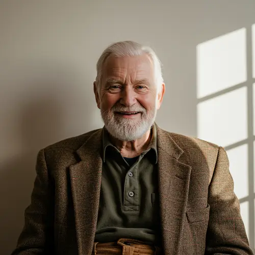 Charming Old Man Portrait