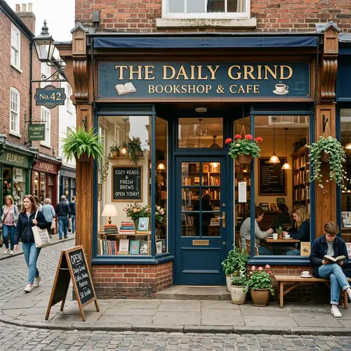 Stylish Store Front - Your Local Shopping Destination